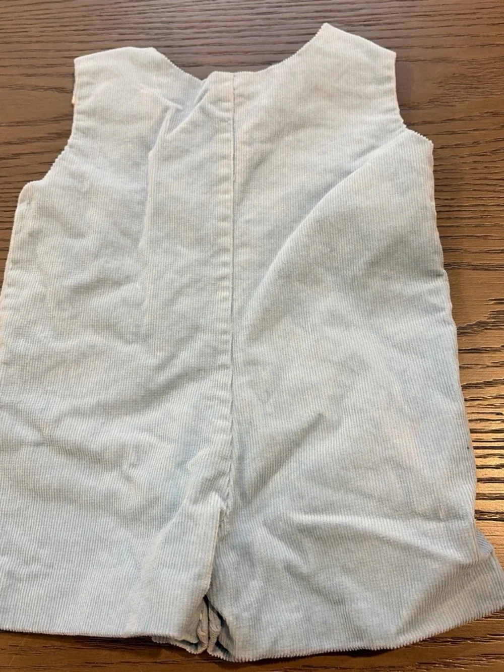 The beaufort bonnet company Light Blue Corduroy Baby Romper with Drum and Horn